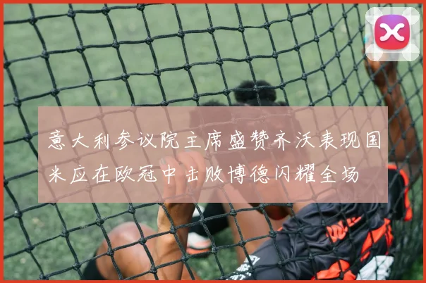 意大利参议院主席盛赞齐沃表现国米应在欧冠中击败博德闪耀全场